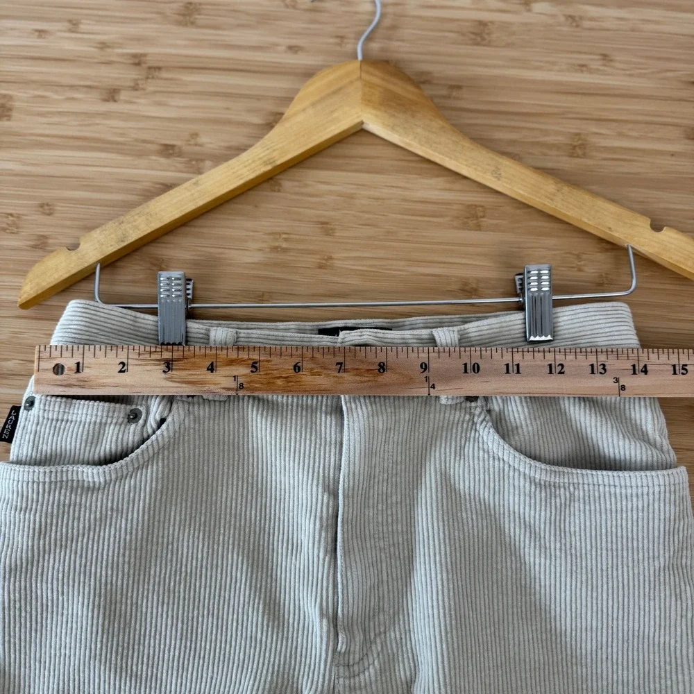 VTG! Lauren Ralph Lauren Women's Beige Corduroy Straight Leg Pants Size 8 Preppy